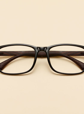 复古大框TR90眼镜 超轻眼镜框男 配近视眼镜防蓝光辐射眼镜变色