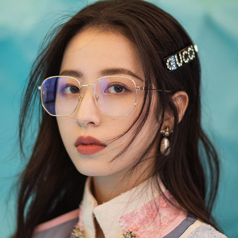 大脸显瘦多边网红眼镜架女潮时尚男韩版防辐射蓝光护目近视眼镜框