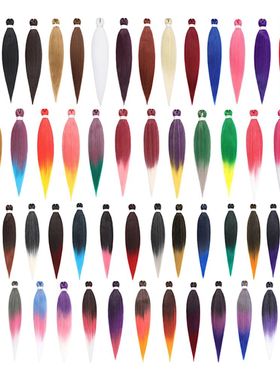 Pre-stretched Braids Hair Professional Itch Free Hot Water S