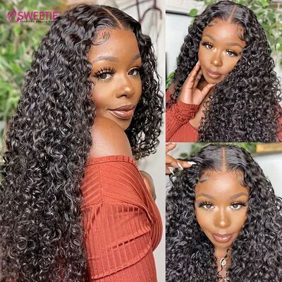 Deep Wave 13x6/13x4 HD Transparent Lace Front Human Hair Wig