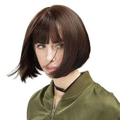 Sythetic Short Wig for Movie Leon Mathilda Leon The Professi