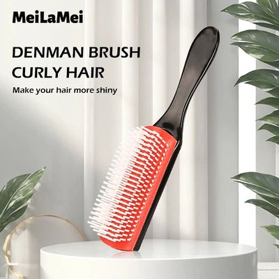 9-Row Detangling Hair Brush Denman Detangler Hairbrush Scalp