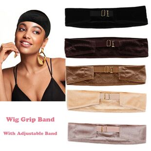 Nunify Flexible Velvet Wig Grip Scarf With Adjustable Elasti