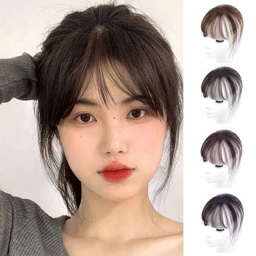 Air Bangs Patchwork Patchwork Wig One Card One Piece Bangs N