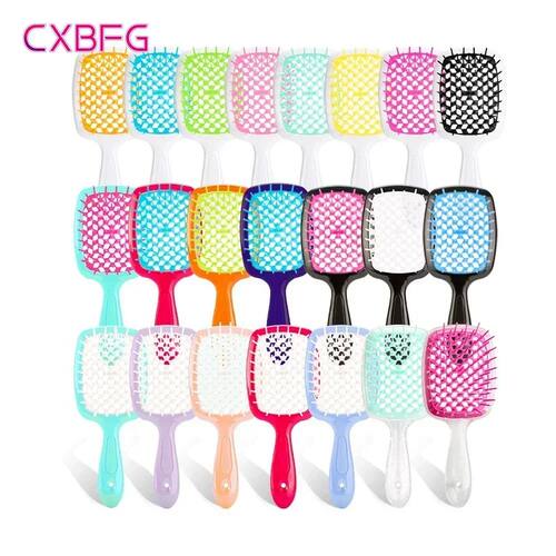 Tangled Hair Comb Detangling Hair Brush Massage Combs Hollow