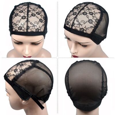 1pcs Lace Wig cap for making wigs with adjustable strap on t