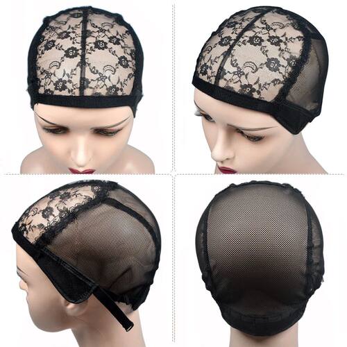 1pcs Lace Wig cap for making wigs with adjustable strap on t