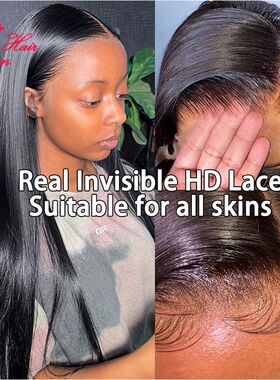 Queen Hair Real HD Lace Wig Raw Human Hair 13x4 13x6 FULL Fr