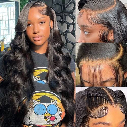 13x4 Lace Front Human Hair Wigs Brazilian Body Wave Lace Fro