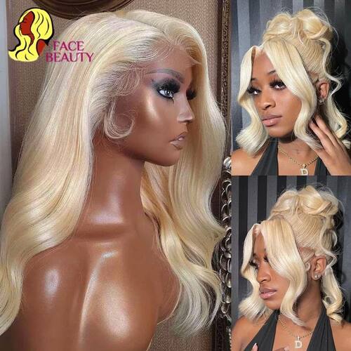 360 Lace Frontal Wig 613 Blonde 13x4 13x6 Body Wave Lace Fro