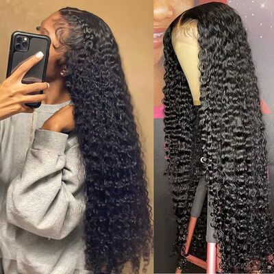 4x4 5x5 Water Wave Lace Closure Wig 13x4 13x6 Hd Deep Wave L