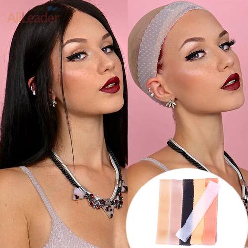 1PC Silicone Grip Wig Band Adjustable Silicone Wig Headband