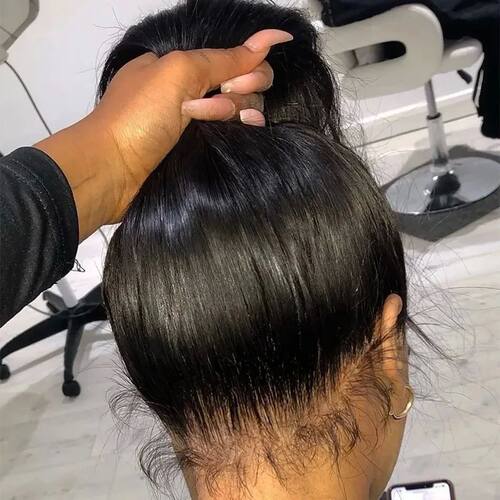 360 Full Lace Frontal Wig Brazilian Bone Straight 13x4 13x6