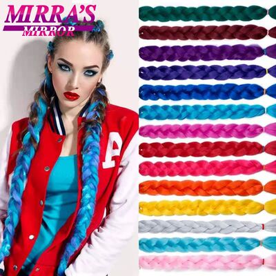 Synthetic Long Jumbo Braids Hair 82 Inch Pure Braiding Hair
