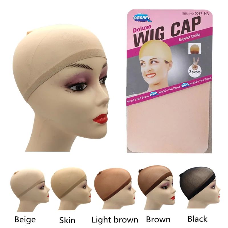 2pcs/Bag Top Stocking Wig Cap Hair Net For Weave Hair Wig Ne