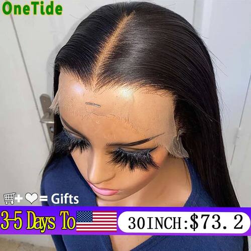 13x4 Lace Front Wig Straight Human Hair Wig 13X6 Lace Fronta