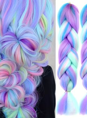 24Inch Long Synthetic Braiding Hair 100g  Synthetic Braiding