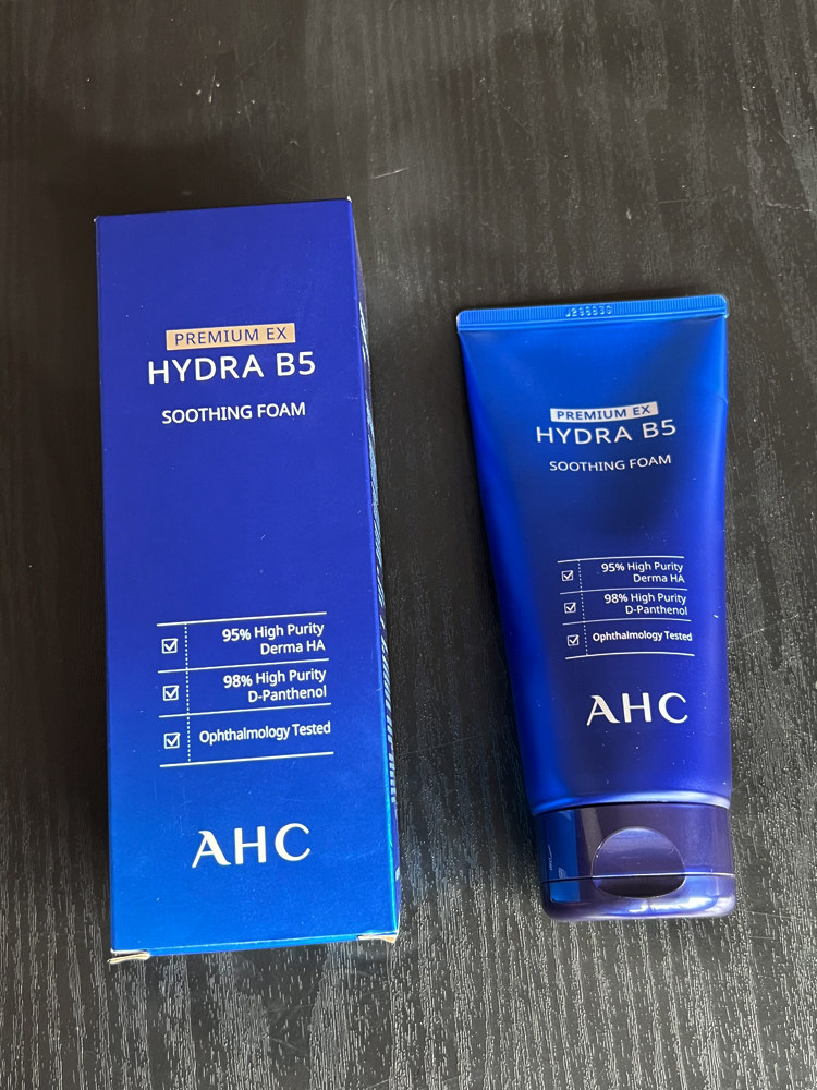 AHC玻尿酸B5水盈洗面奶温和不刺激深层清洁不紧绷控油保湿洁面