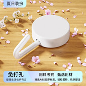 挂钩承重粘胶贴浴室壁挂墙壁无痕门后挂钩免打孔吸盘厨房粘钩