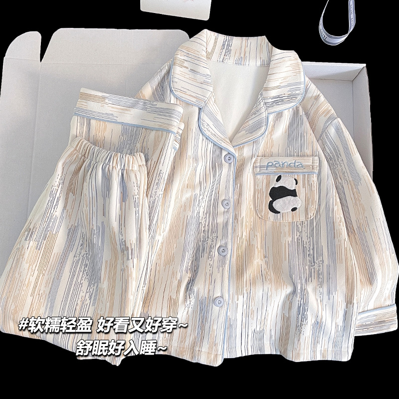 加厚儿童睡衣秋冬季长袖德绒2025新款女童春秋款磨毛小女孩家居服