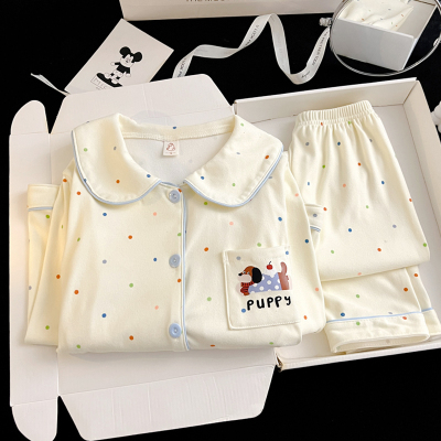 女童睡衣2025新款秋冬季德绒长袖儿童小学生春款小女孩家居服套装