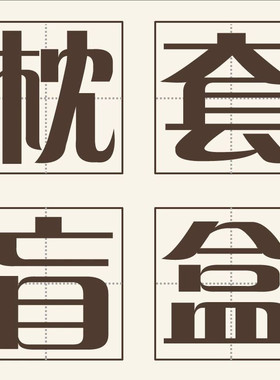 福袋！枕套盲盒！颜色款式随机发！单独购买不包邮！