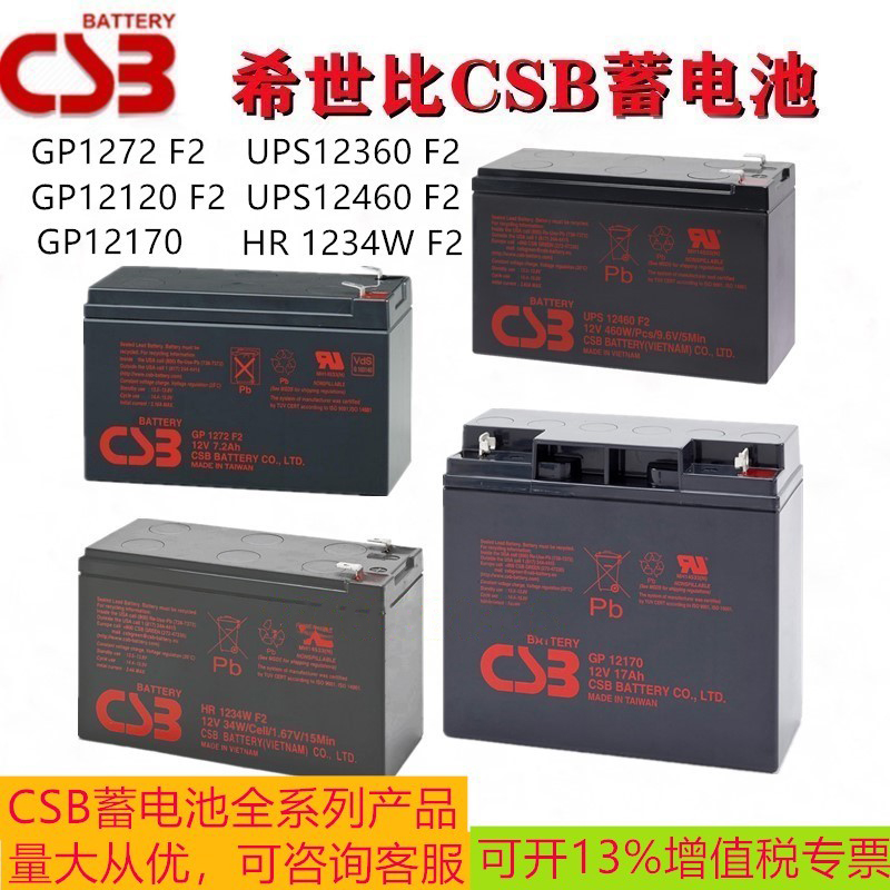 CSB电梯应急电源12V蓄电池
