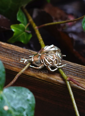 Niutopia 原创设计吊坠精灵甲壳虫