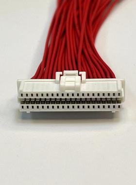 MX1.0mm间距，5011894010连接线，501189-4010胶壳带线，双排40P