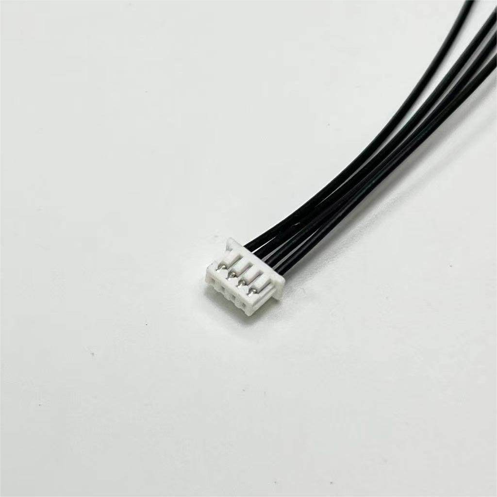 51021-0400连接线， 510210400胶壳带线， MOLEX1.25mm4P成品线 - 实物图