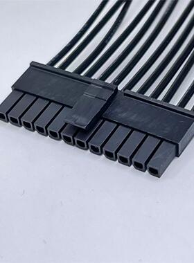 43645-1200端子线，436451200连接线,MOLEX3.0单排12P配20AWG线
