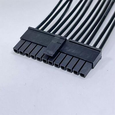 43645-1200端子线，436451200连接线,MOLEX3.0单排12P配20AWG线