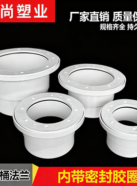 PVC110法兰盘接头160养殖防雨布帆布池排水口地漏过滤网防逃跑