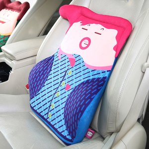 卡里努努卡通汽车腰靠车载护腰靠垫腰垫靠背垫车用记忆棉座椅腰枕