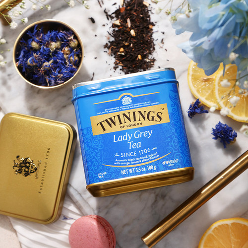 twinings/川宁英国进口仕女伯爵红茶100g*2罐散茶英式-封面