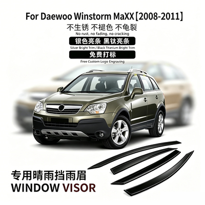 适用大宇晴雨挡WinstormMaXX