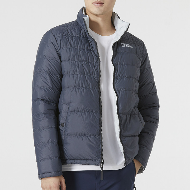 Jackwolfskin狼爪羽绒服男秋冬户外运动两面穿保暖外套5222171
