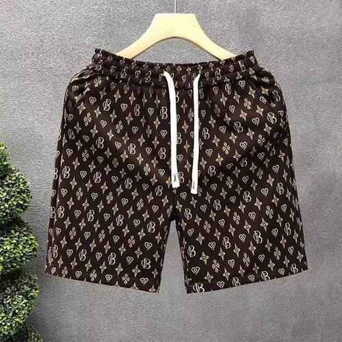 休闲短裤冰丝裤子五分裤潮流夏季轻薄新款速干男士宽松百搭沙滩裤