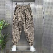 直筒宽松干活穿运动休闲裤 外贸原单尾货清仓捡漏裤 子男薄款 潮百搭