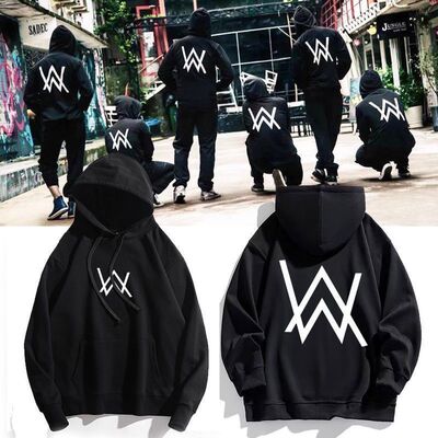 艾伦沃克alanwalker同款DJ潮爆款小众秋冬新款连帽男帅气衣服卫衣