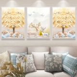 Mona Lisa 2023 New Cross Stitch Simple Line Emelcodery Triple Paint