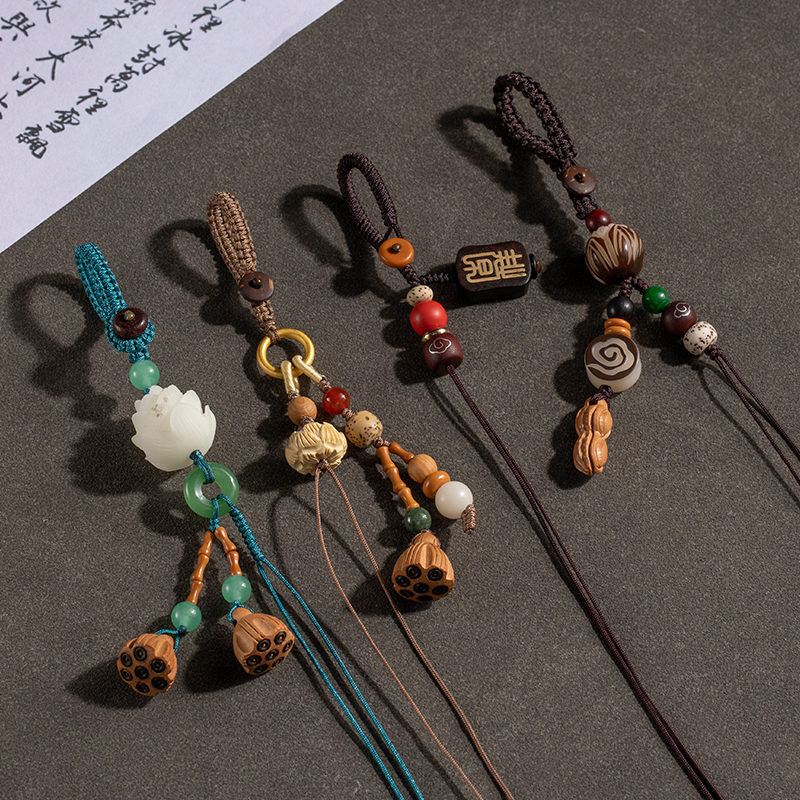 多款DIY钥匙扣挂件手工编织绳