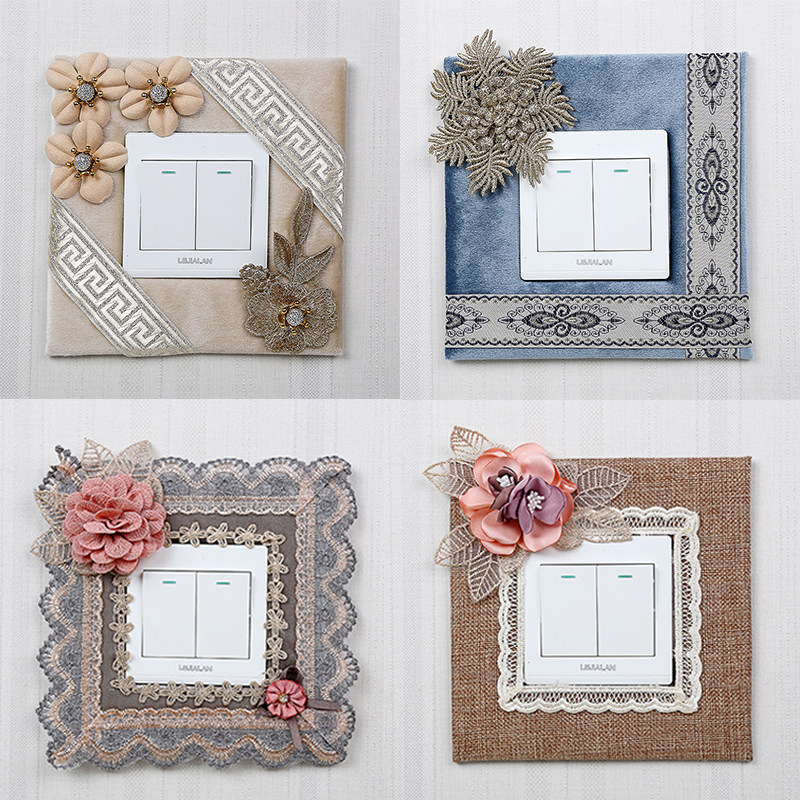 开关贴开关套墙贴开关保护套卧室客厅家用灯插座墙壁装饰现代简约,家居饰品,开关贴,淘宝优惠券,粉丝福利购,淘宝优惠卷