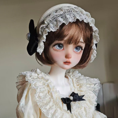 现货bjd波波头齐刘海短直发