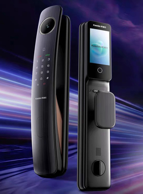 凯迪仕(KAADAS)Q20 F pro高清视频智能锁人脸指纹密码卡片解锁