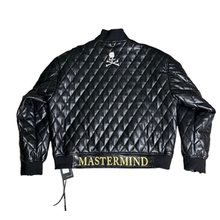 MASTERMIND 25冬季新款夹克廓形宽松休闲骷髅字母刺绣皮衣外套