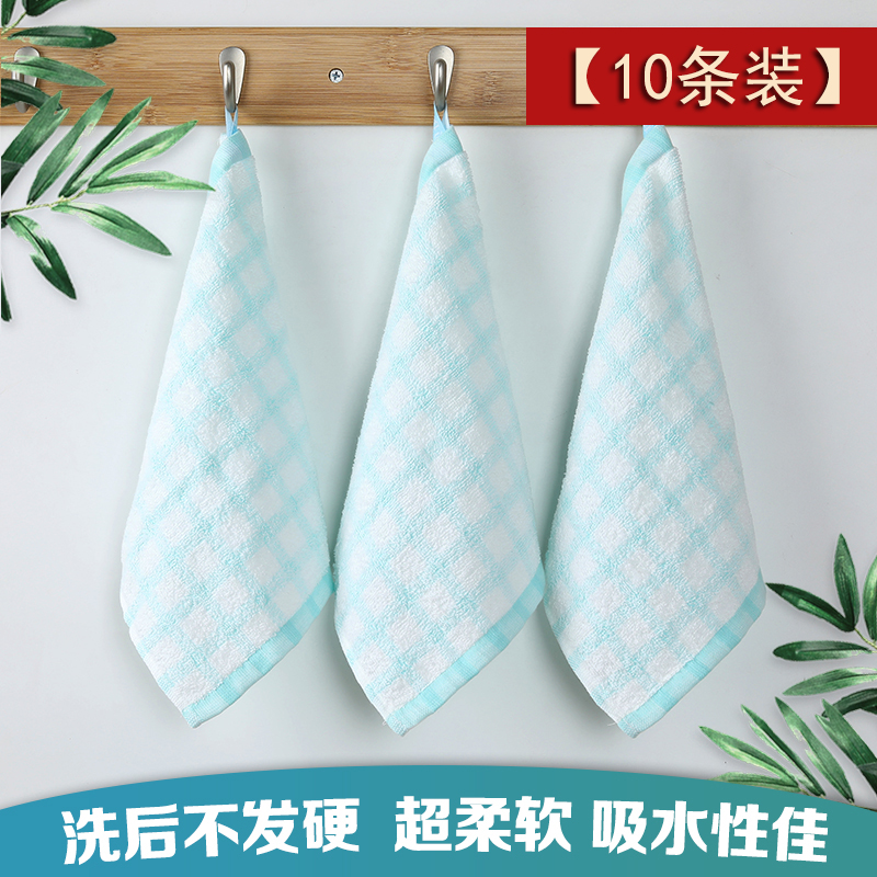 纯棉带挂绳幼儿园小毛巾方巾