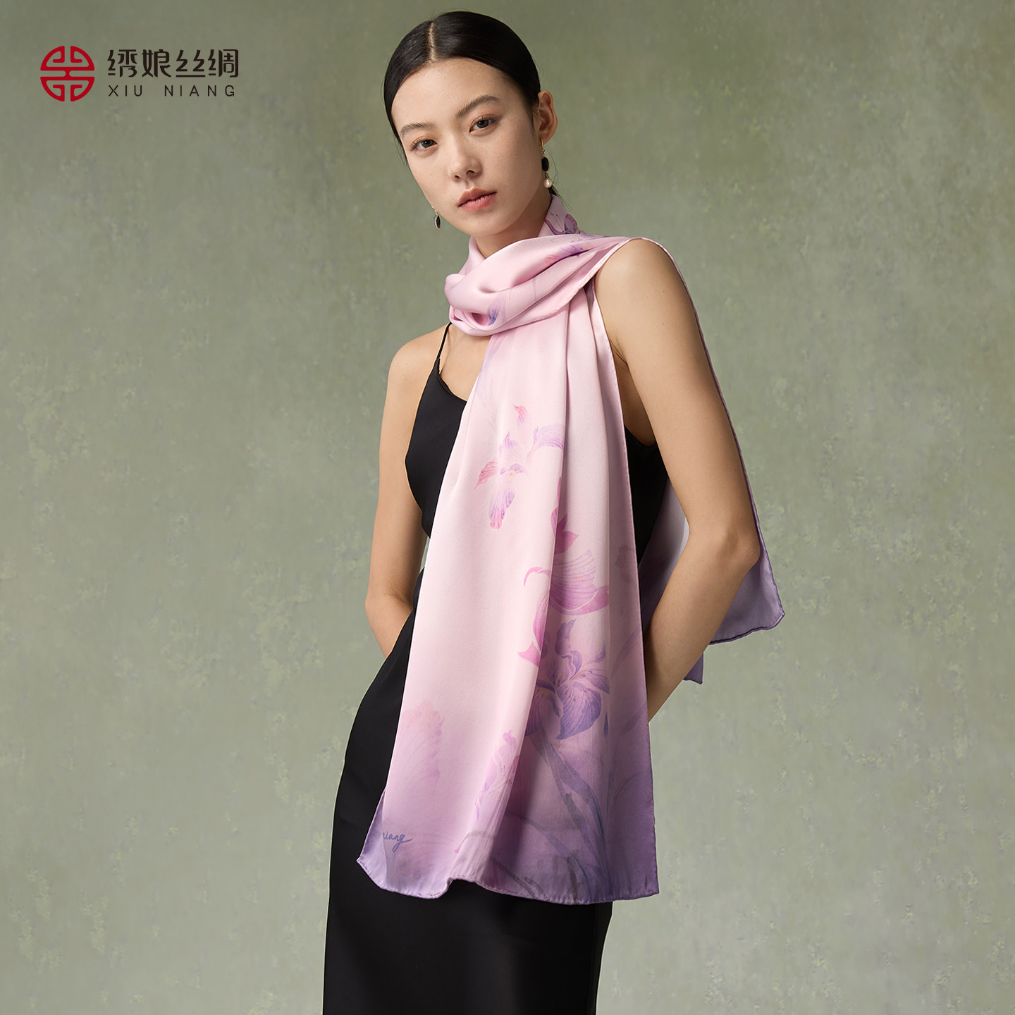 绣娘丝绸2026春夏真丝丝巾100%桑蚕丝披肩外搭高级送女友围巾