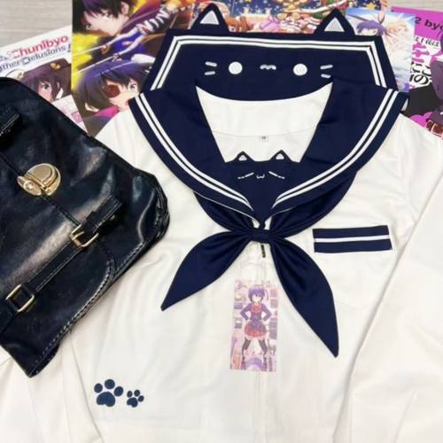懒喵日记 原创正版jk套装制服水手服校园小猫咪学生装风日系可爱