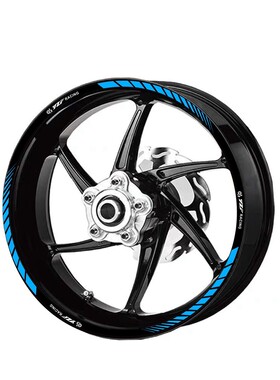 摩托车赛道版YZFR3R6R15轮毂改装轮圈钢圈反光防水贴花贴纸